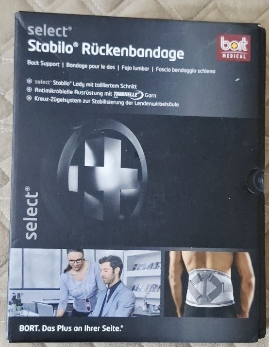 Bort Select Stabilo Lumbar Support Brace Size 2 (80-90cm) Orthopedic Back Suppor