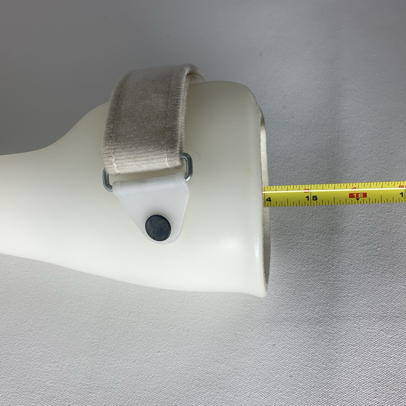 AFO Brace Ankle Foot Orthosis Thermoplastic Foot Drop White Left