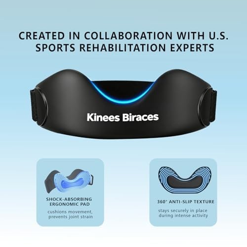 Patellar Tendon Support Strap 2 Pack – Knee Brace for Pain Relief & Stability, M