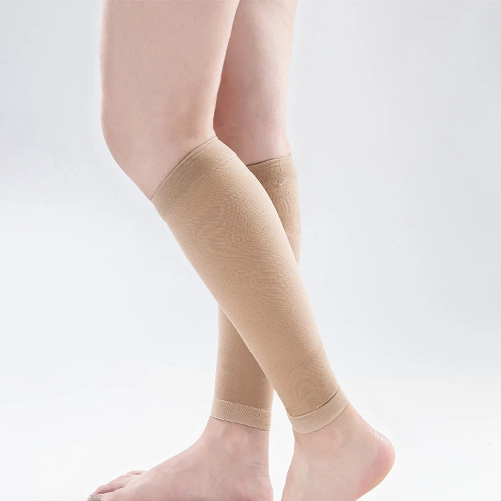 1 Pair of Compression Socks Calf Sleeve Medical Men and Women Varicose Veins Ela