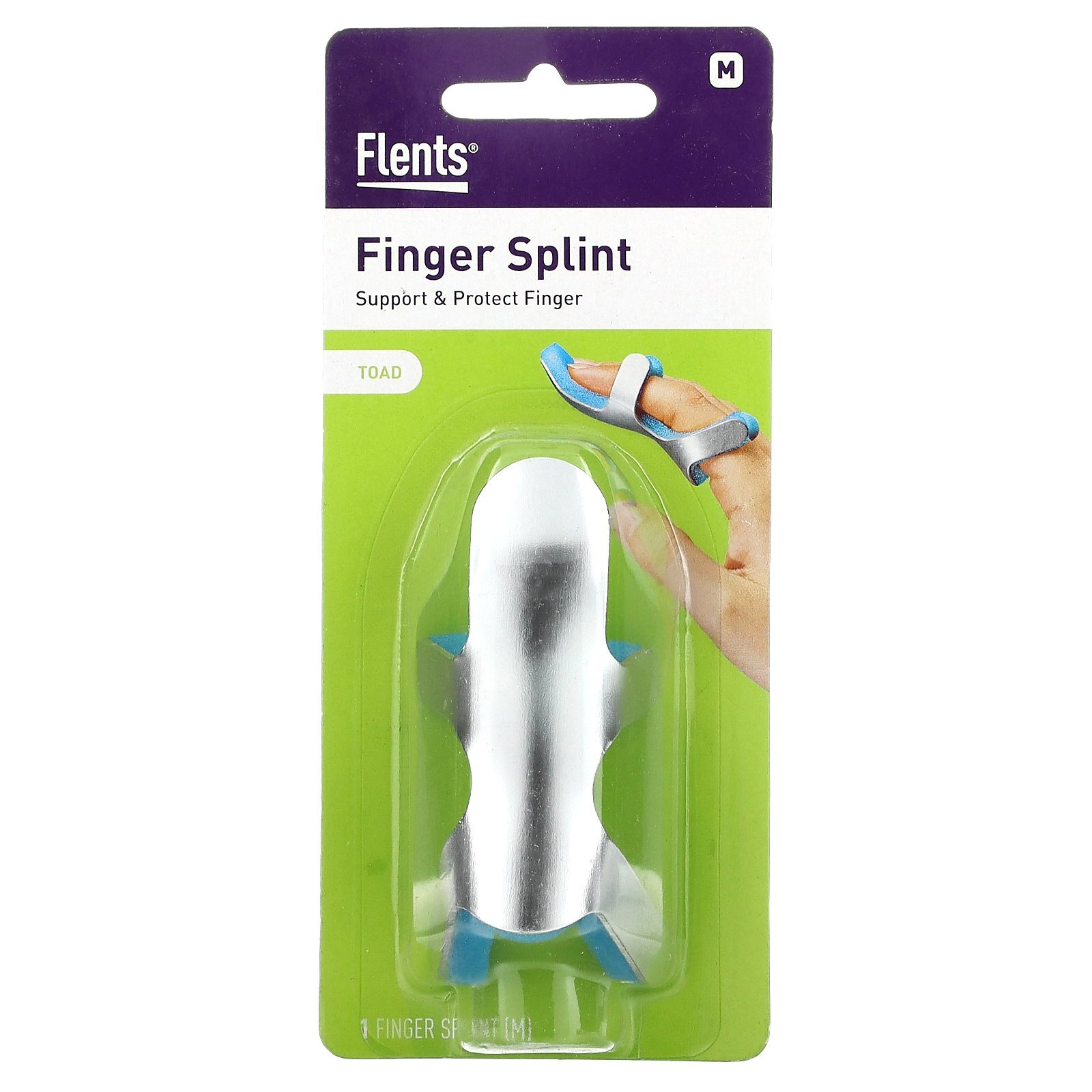 Finger Splint, Toad, Medium, 1 Piece