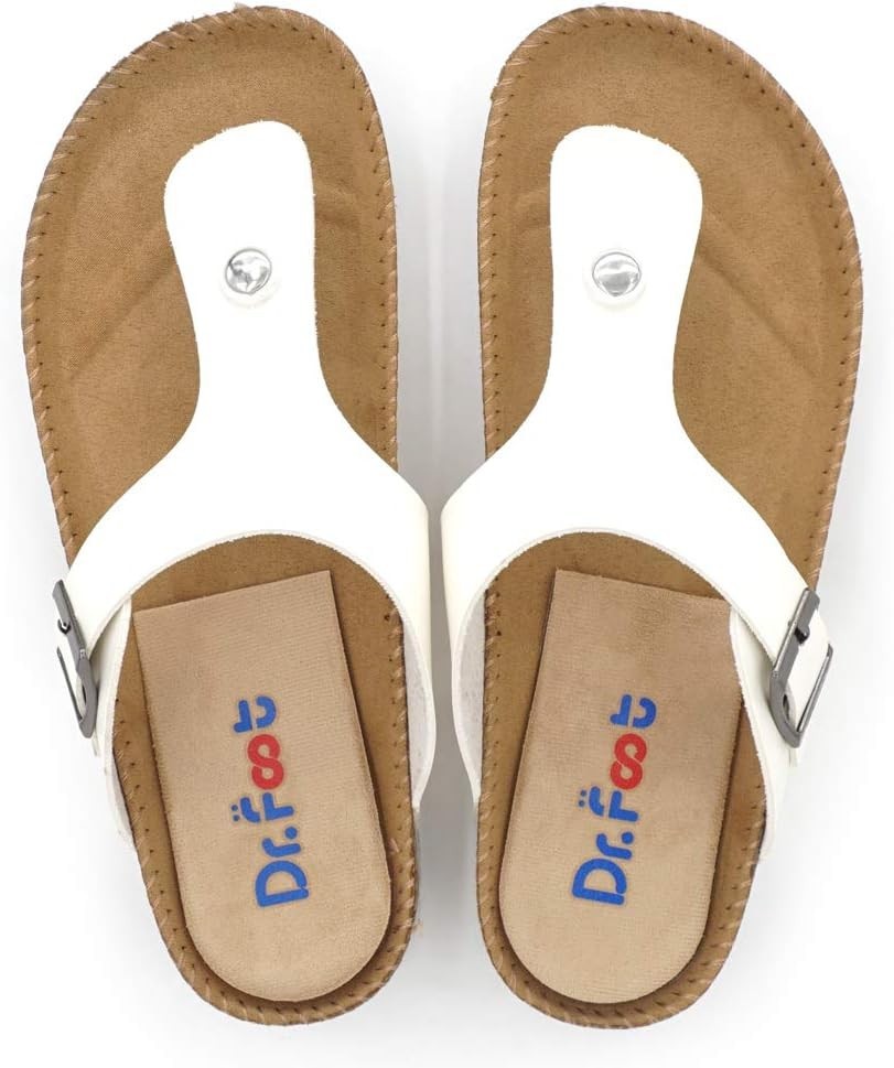 Dr.Foot Adjustable Heel Lift Inserts – Beige Orthopedic Insoles for Comfort