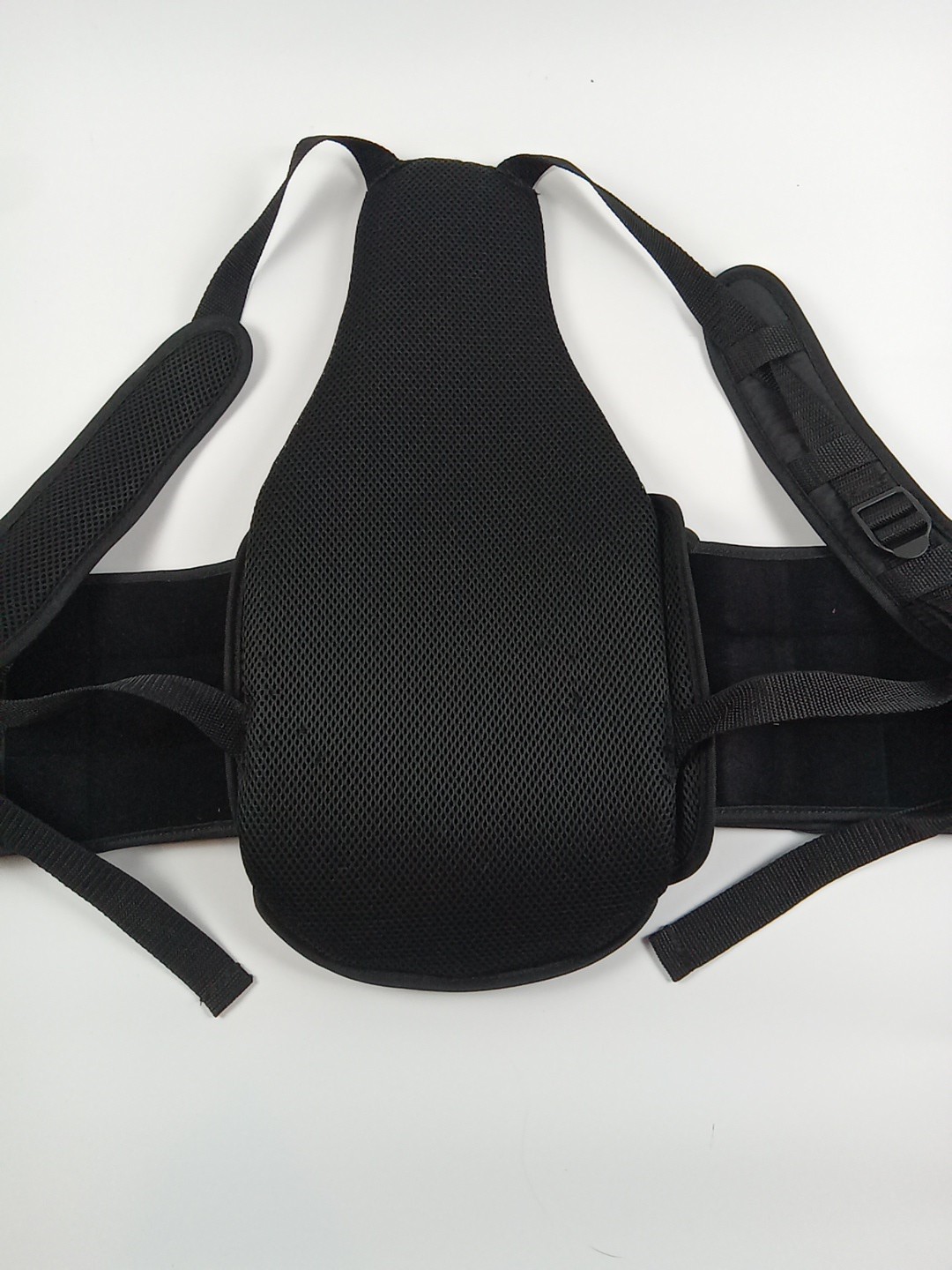 Aspen Evergreen Lumbar Support Back Brace Black Adjustable Shoulder Straps