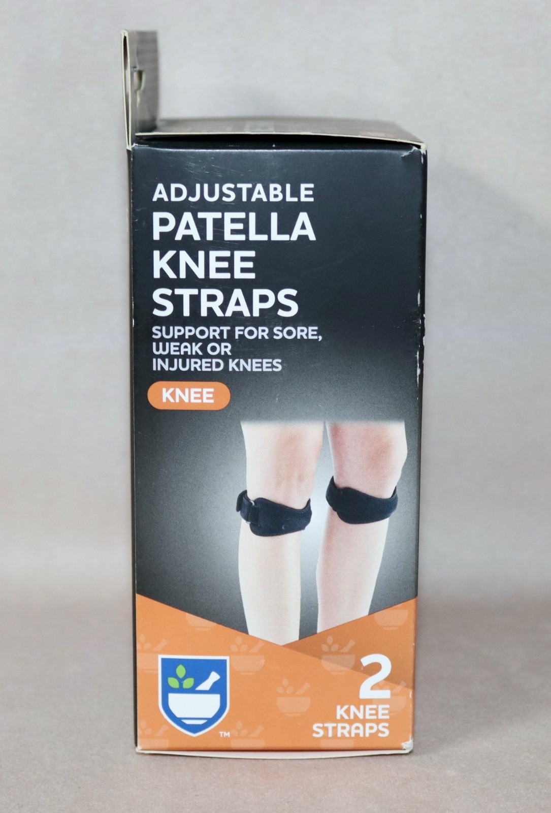 Patella Adjustable Knee Support ~ 2 Knee Straps NEW ~ Distributed By RiteAid
