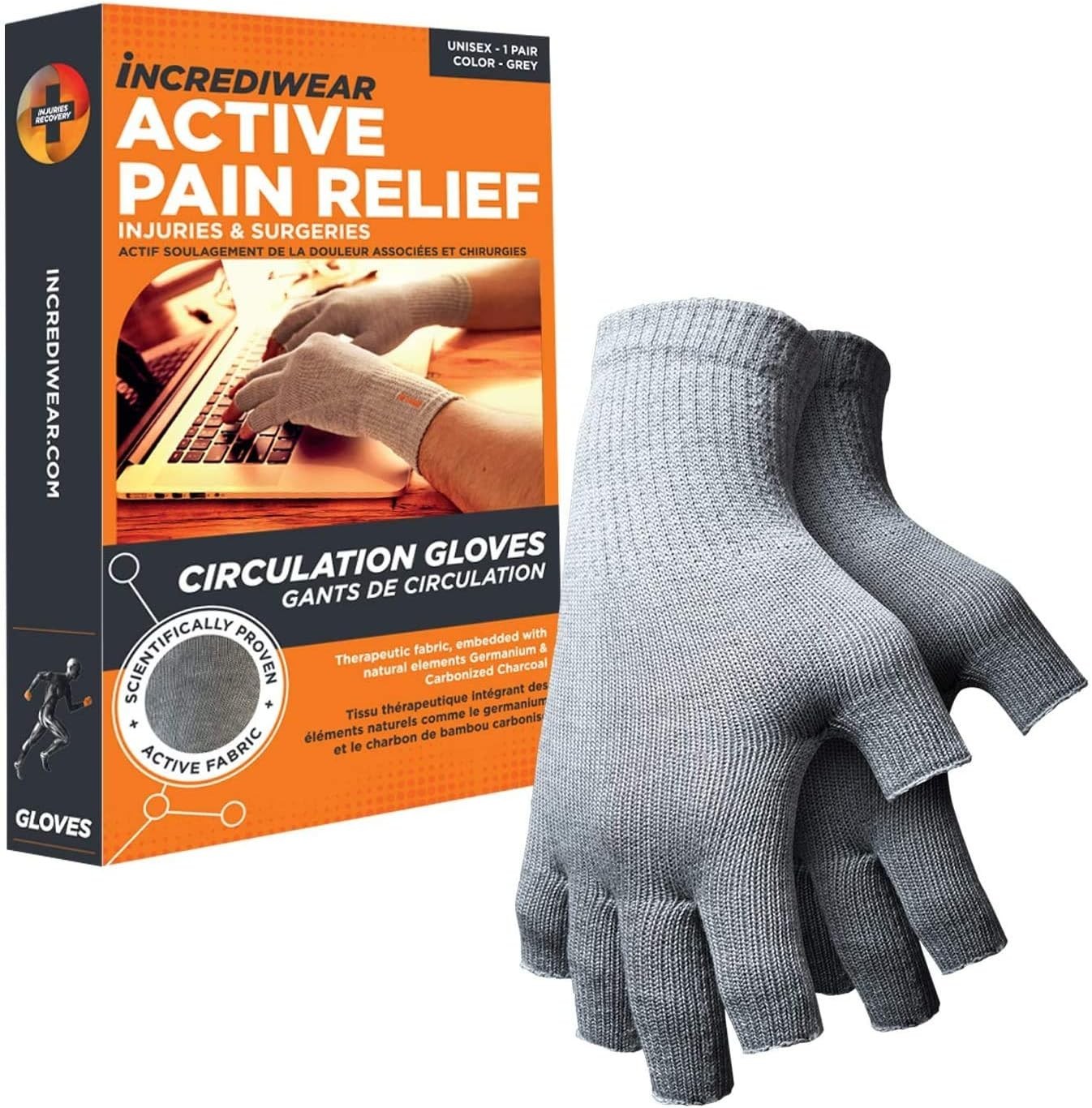 Fingerless Circulation Gloves Arthritis Gloves