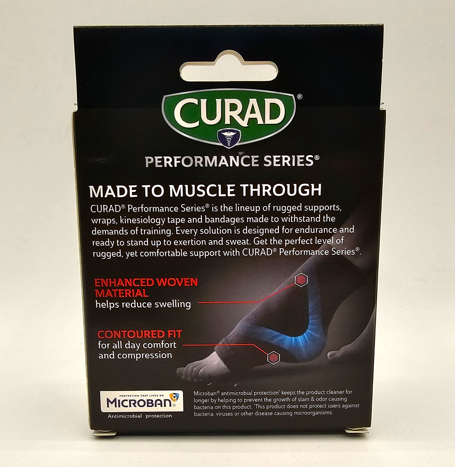 CURAD Size L/XL Elastic Pull-Over Ankle Support, Flex Support. New!