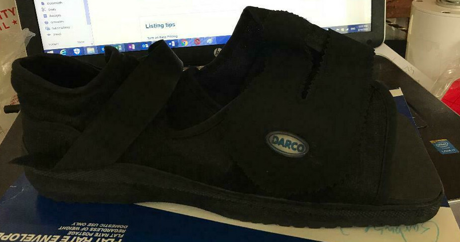 Darco NEW Medical Surgical Post Op Walking ShoeBlack