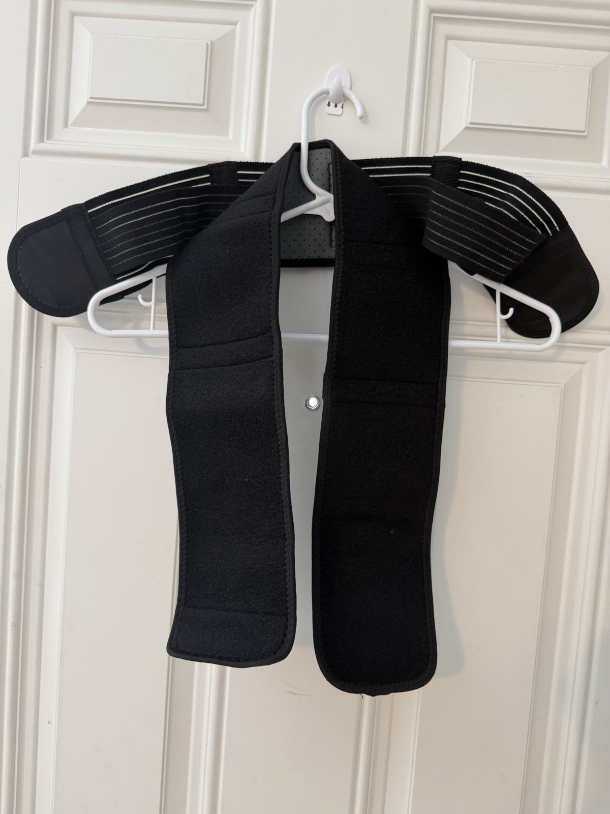 Adjustable Neoprene Lumbar Support Belt Black Gray Stabilization Compression