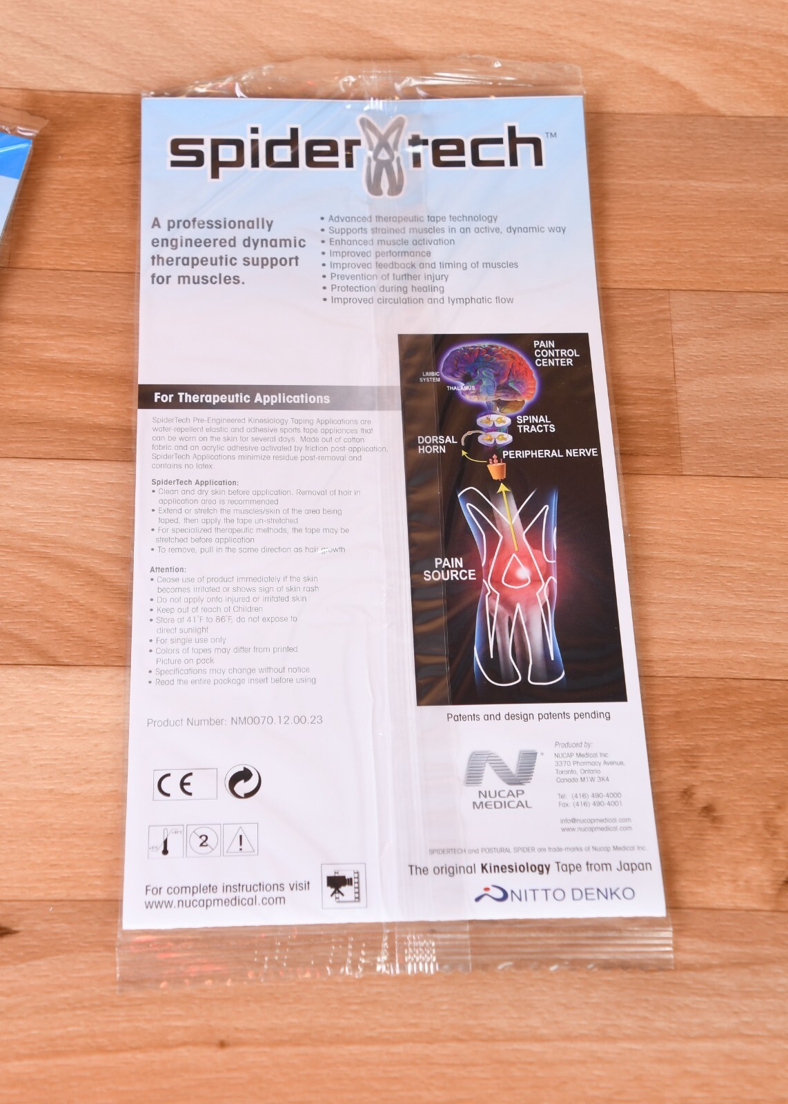 Spider Tech Precut Postural (back) tape-5 Packs