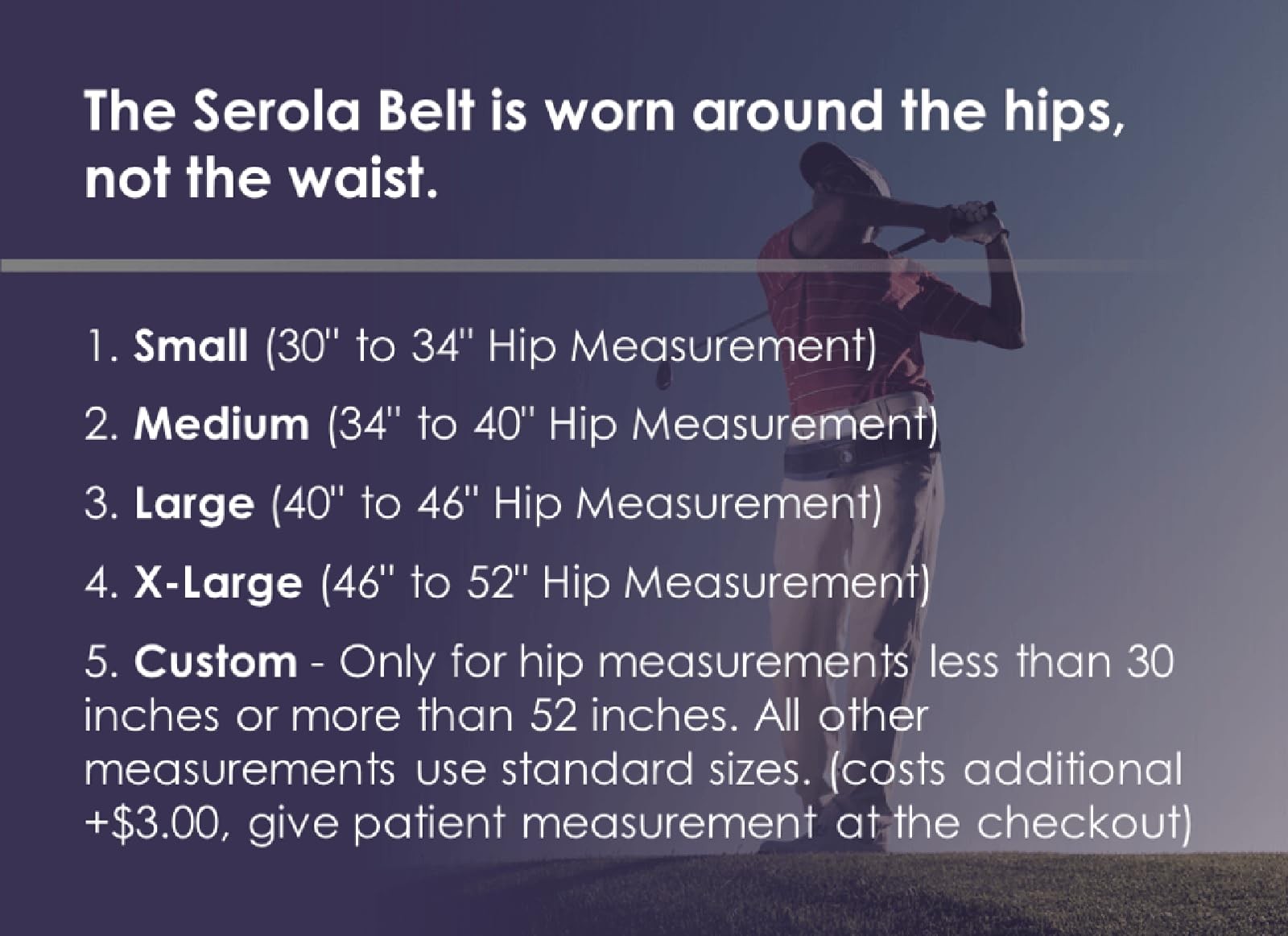 Sacroiliac Belt for SI Joint Dysfunction – (Large fits 40” to 45”) Lower Back…
