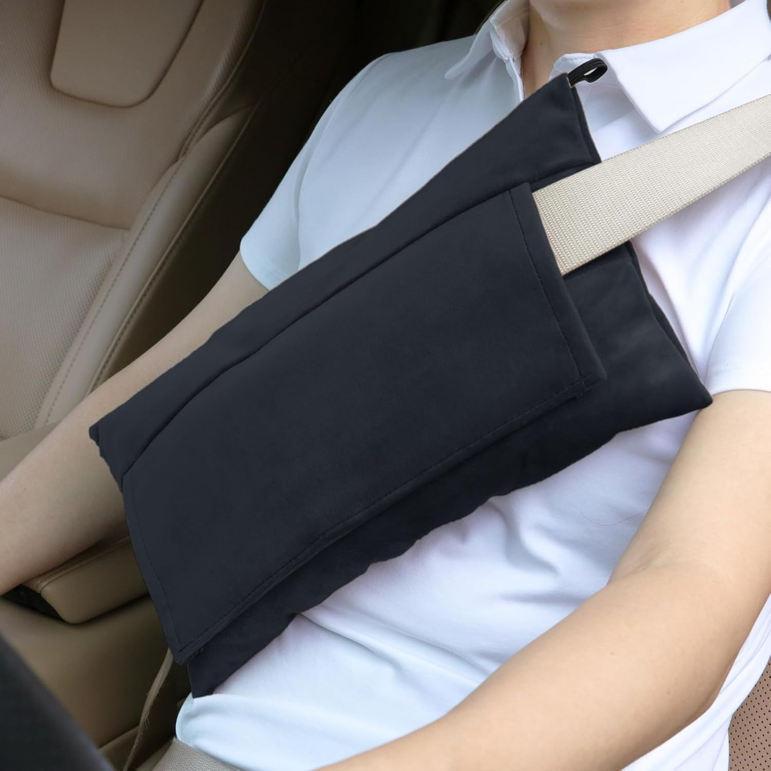 Super Soft Seatbelt Pillow, Seat Belt Pillow for Mastectomy Post-Surgery, Seat B