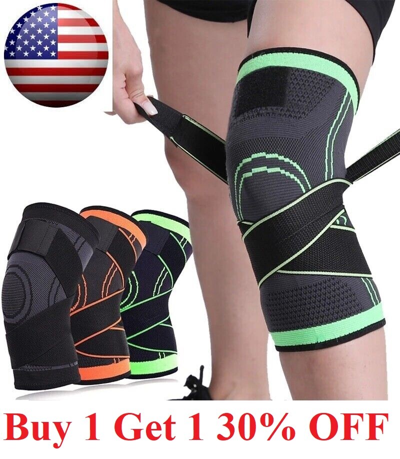Knee Pad Elastic Bandage Support Protector for Fitness Sport Running Arthritis