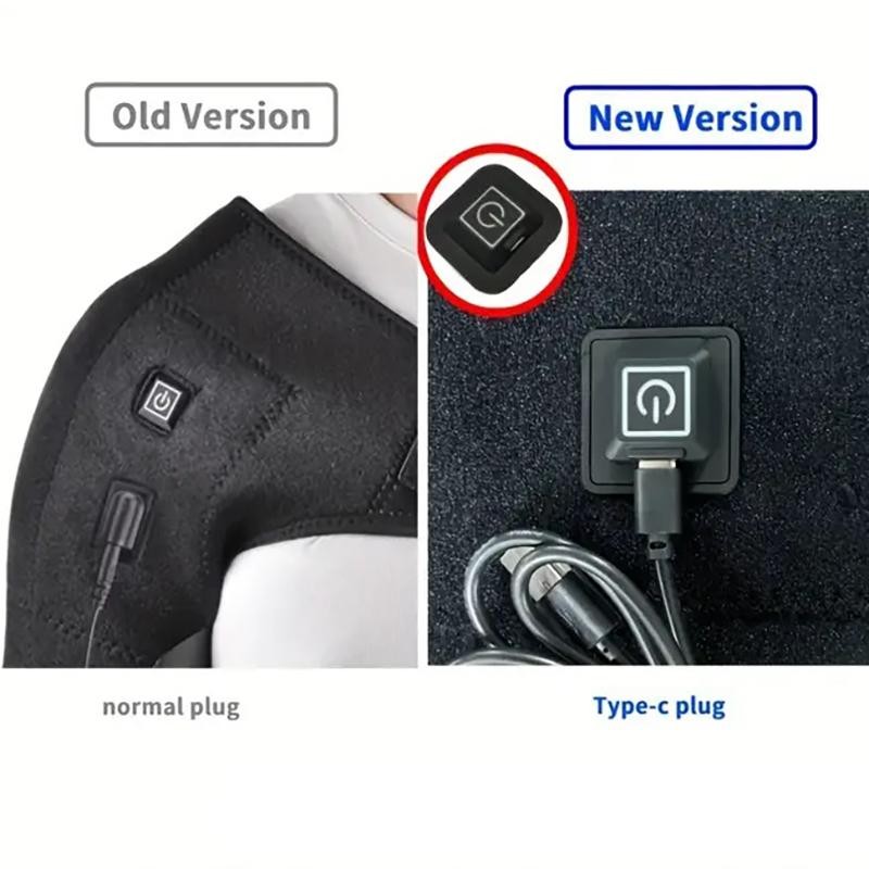 Heated Massage Wrap & Support Warm Belt USB Electric Heating Shoulder Brace