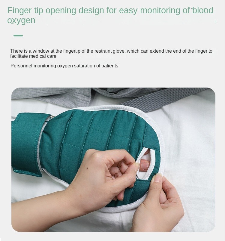 Anti-extubation Restraint Gloves Double Restraint Of Hands And Legs Breathable