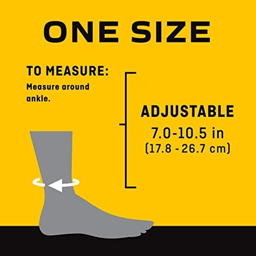 Adjustable Ankle Support Brace Compression Strap Arch Lift Black Breathable