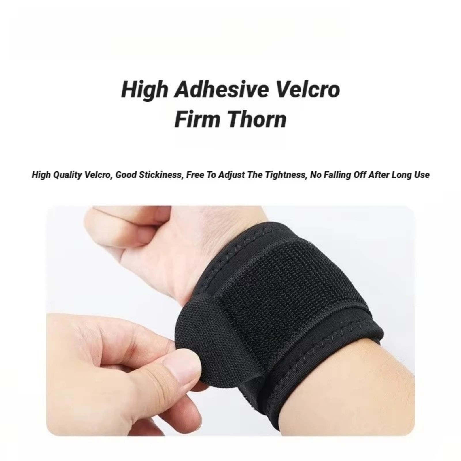 2PCS Adjustable Wrist Support Brace Compression Wraps Gym Weightlifting