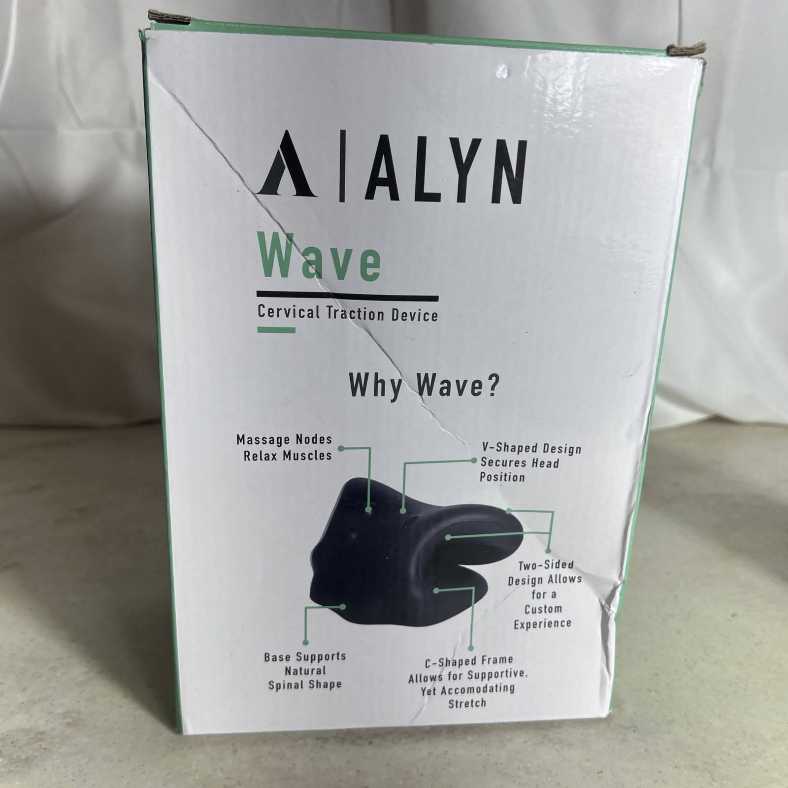 Alyn Wave Neck Traction Device – Cervical Spine Small, 9.59 Ounce, Black