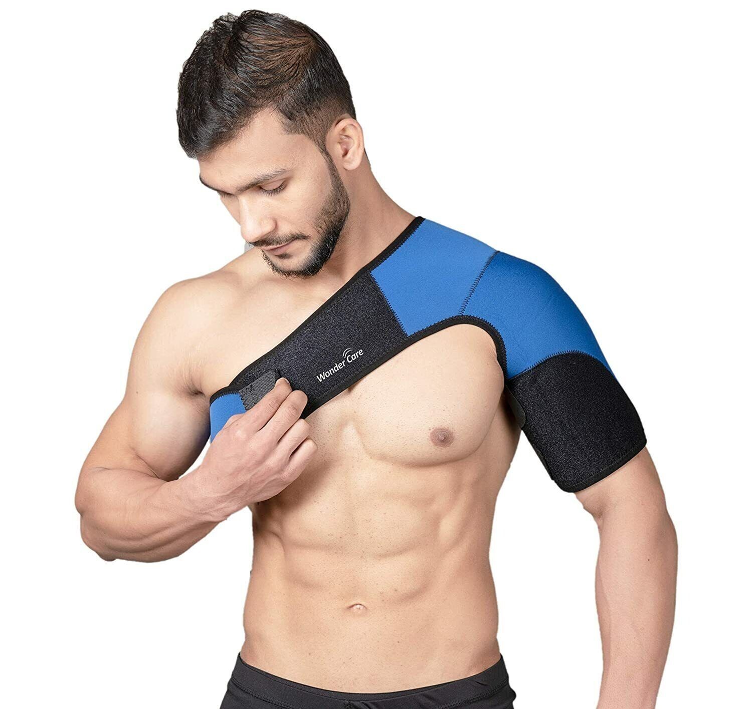 Ajustable Shoulder Brace Support Belt Band Dislocation Neoprene Pain Relief Men