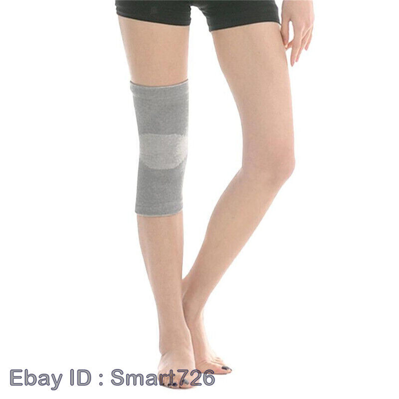 1Pair Knee Support Bamboo Compression Sleeve Arthritis Pain Relief Joint Support