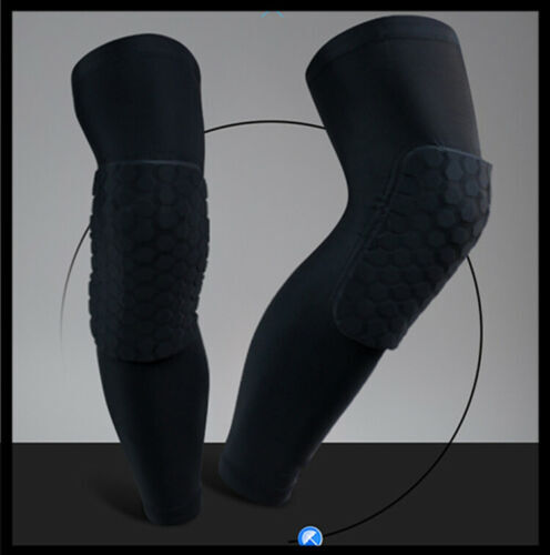 HONEY PADS SPORT SLEEVE KNEE SUPPORT BRACE BASKETBALL ELASTIC COMPRESSION