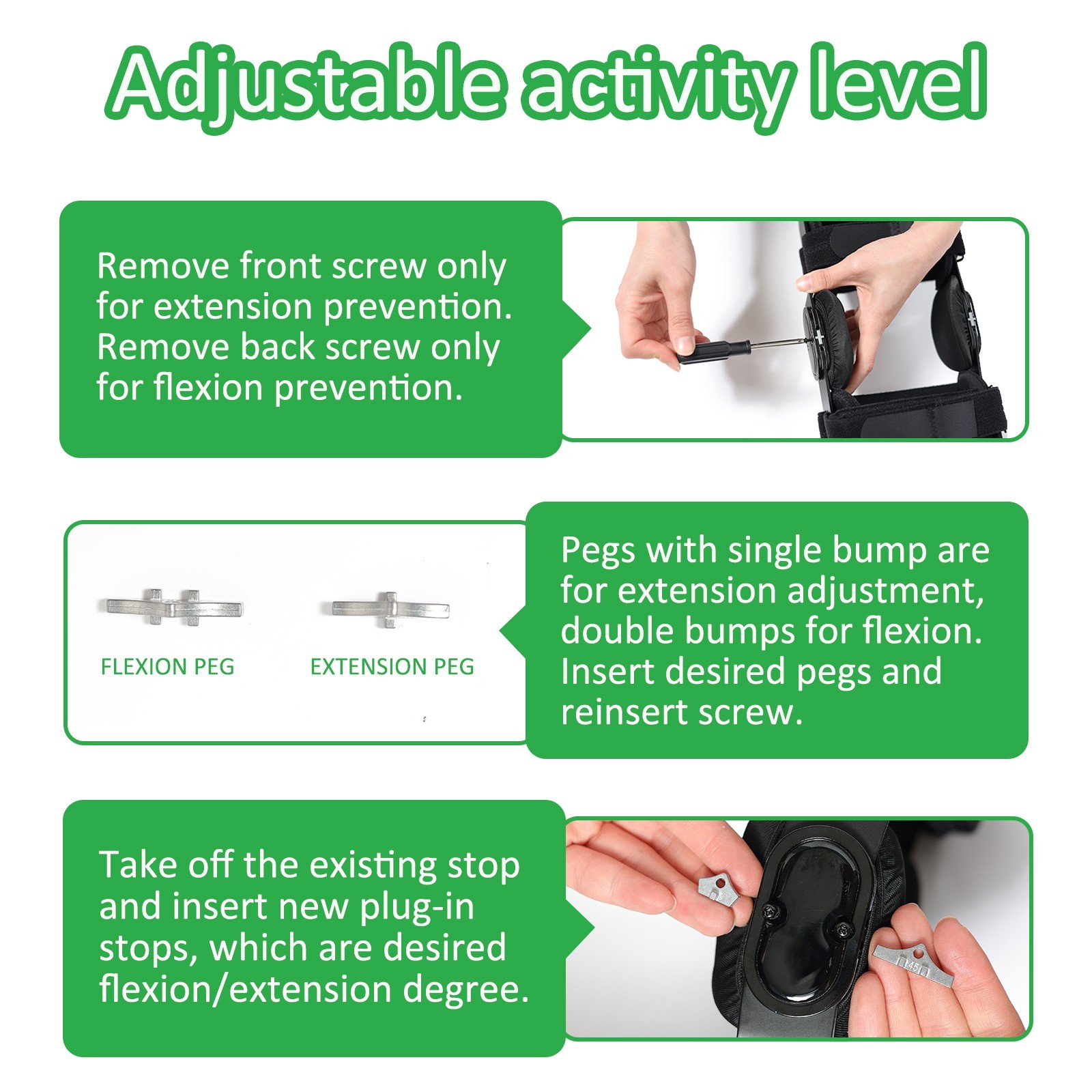ACL/MCL/PCL Knee Brace for Sports,Ligament Injury Prevention & Pain Relief