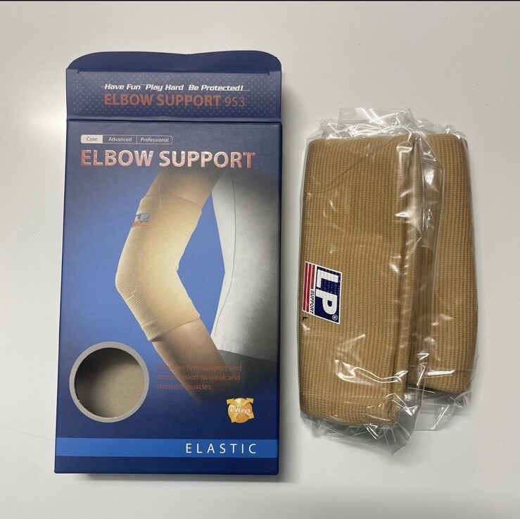 LP SUPPORT Model 953 4-way Stretch Elastic Elbow Support, Unisex Size Large