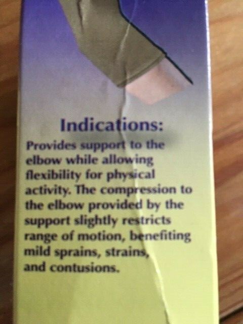 BELL-HORN ELASTIC ELBOW SUPPORT LARGE 10-11″ BEIGE BRAND NEW IN BOX