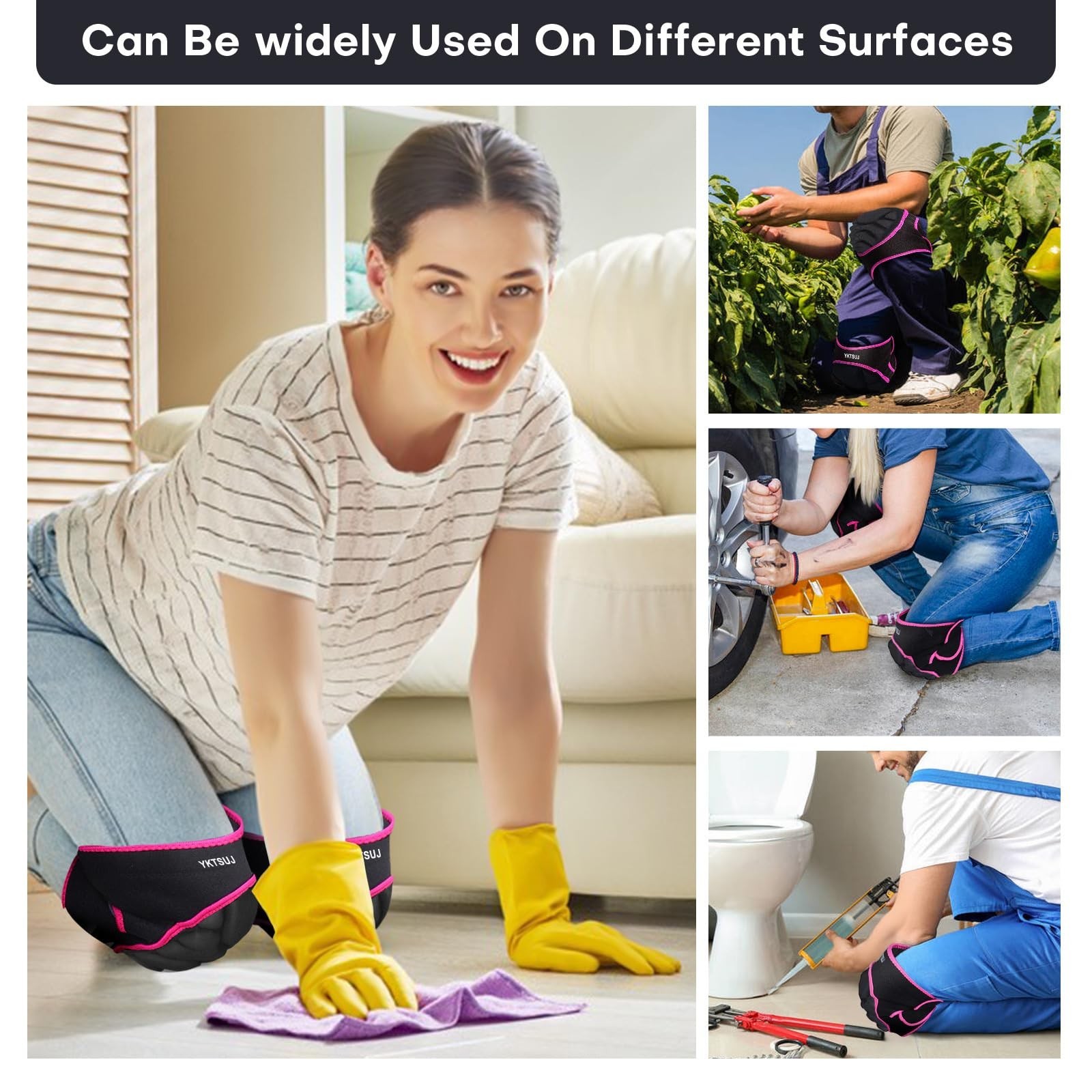 Knee Pad Women Men for Gardening House Working, Floor and Carpet Cl… Fast Ship
