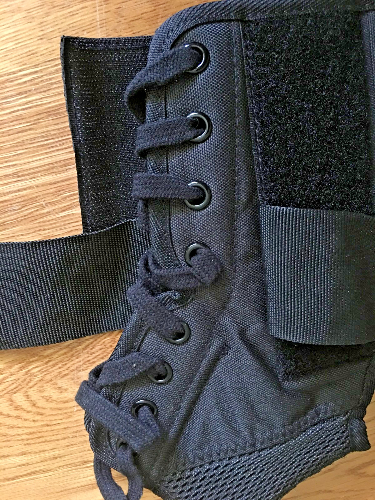 Ankle Brace for Women & Men – Lace Up Adjustable Support with Side Stabilizers..