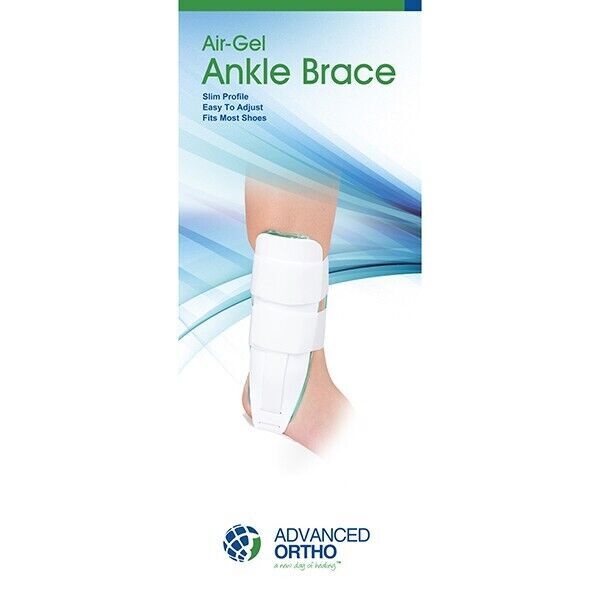 SM Advanced Ortho Air-Gel Ankle Brace Size 10.5″ Regular #442 (3 Pack)