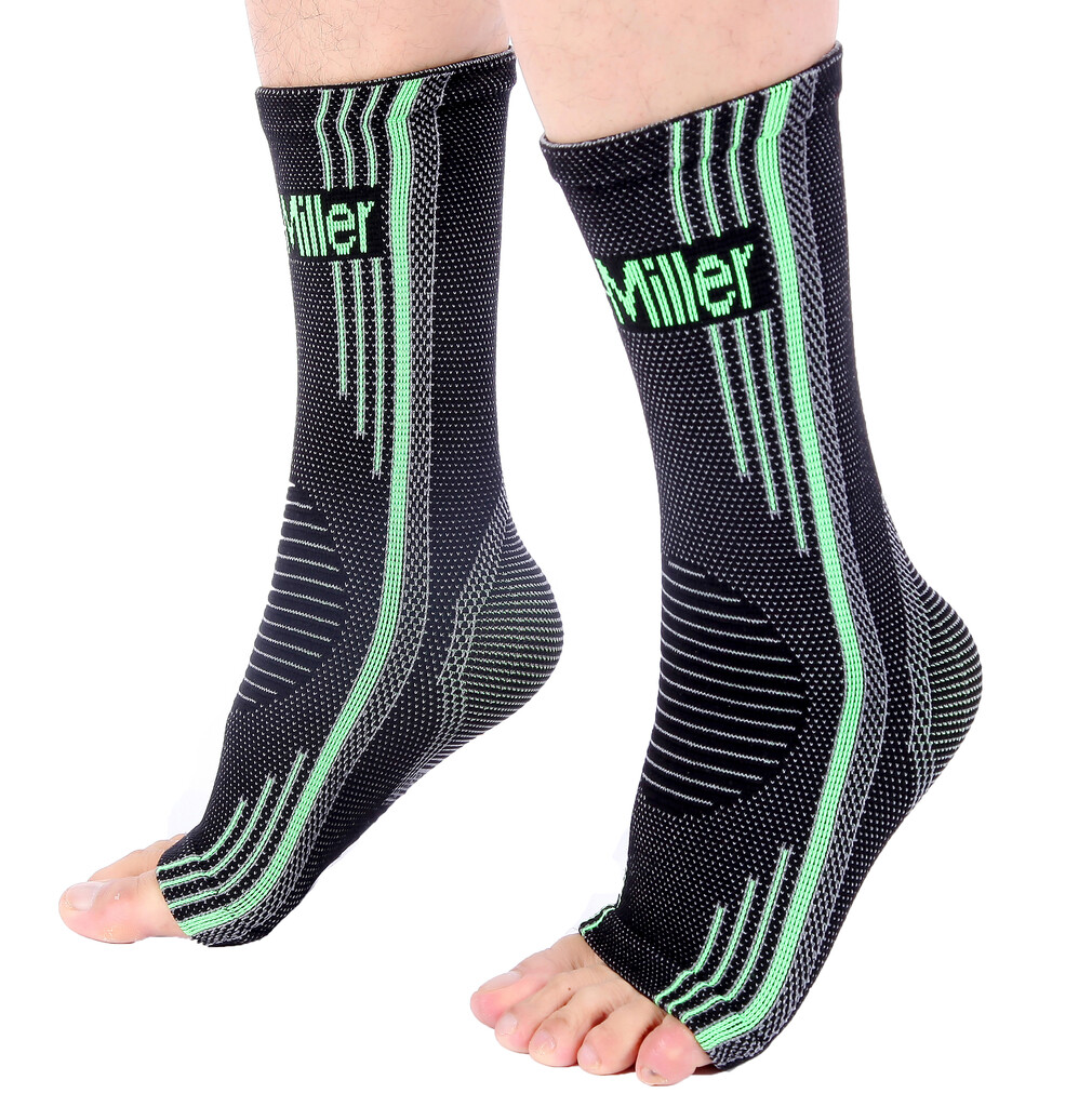 Doc Miller Ankle Compression Brace Sleeve Plantar Fasciitis Sport Shin Splint
