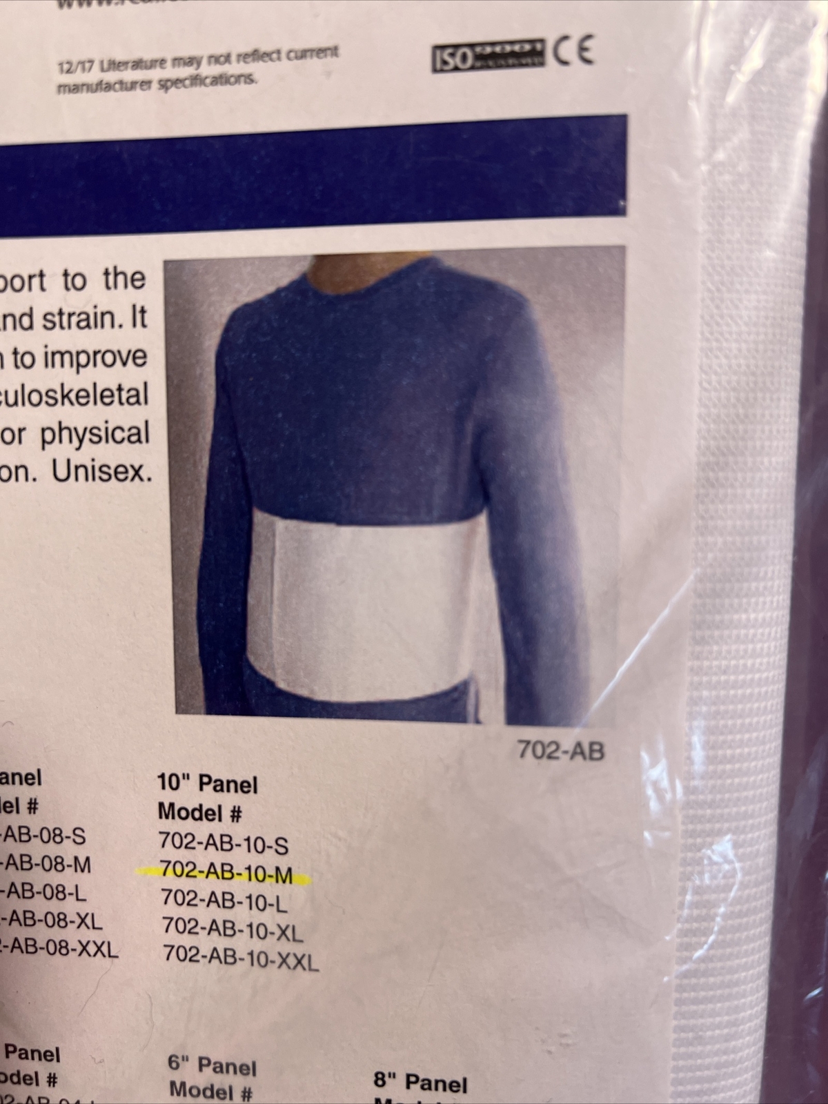 Restorative Care of America Incorporated 10″ Abdominal Binders – size: M(35-40″)