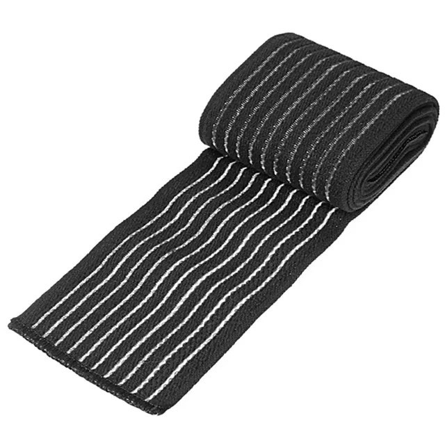 EXTRA LONG ELASTIC KNEE WRAP COMPRESSION BANDAGE – ADJUSTABLE SUPPORT FOR SQUATS