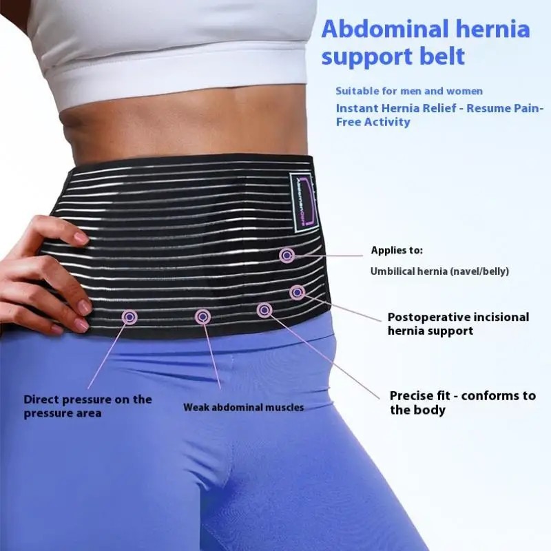Umbilical Hernia Belt Abdominal Support Brace Binder With Compression Pad