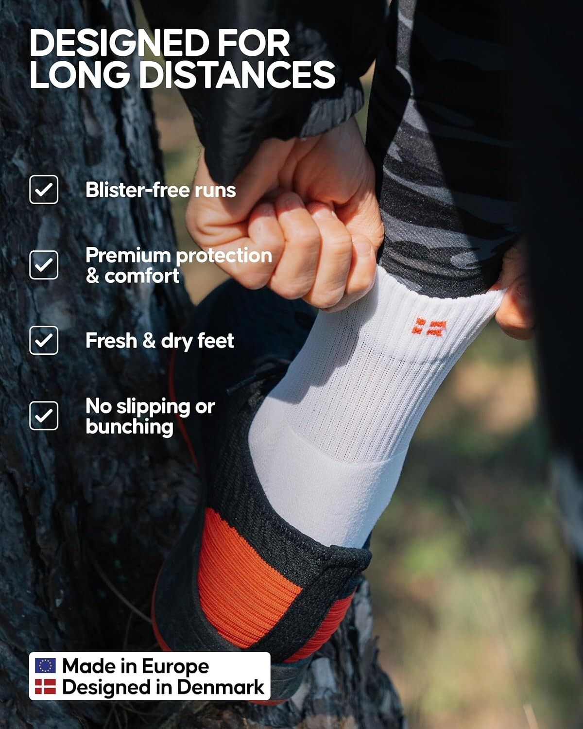 Cushioned Arch Compression Running Socks for Men & Women – Blister-Free Comfort