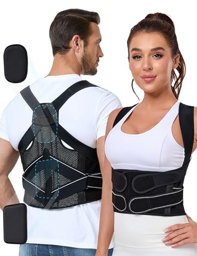 ENTHRA POSTURE CORRECTOR WITH BIONIC SYSTEM PRECISE BACK SUPPORT SIZE: M – BLACK