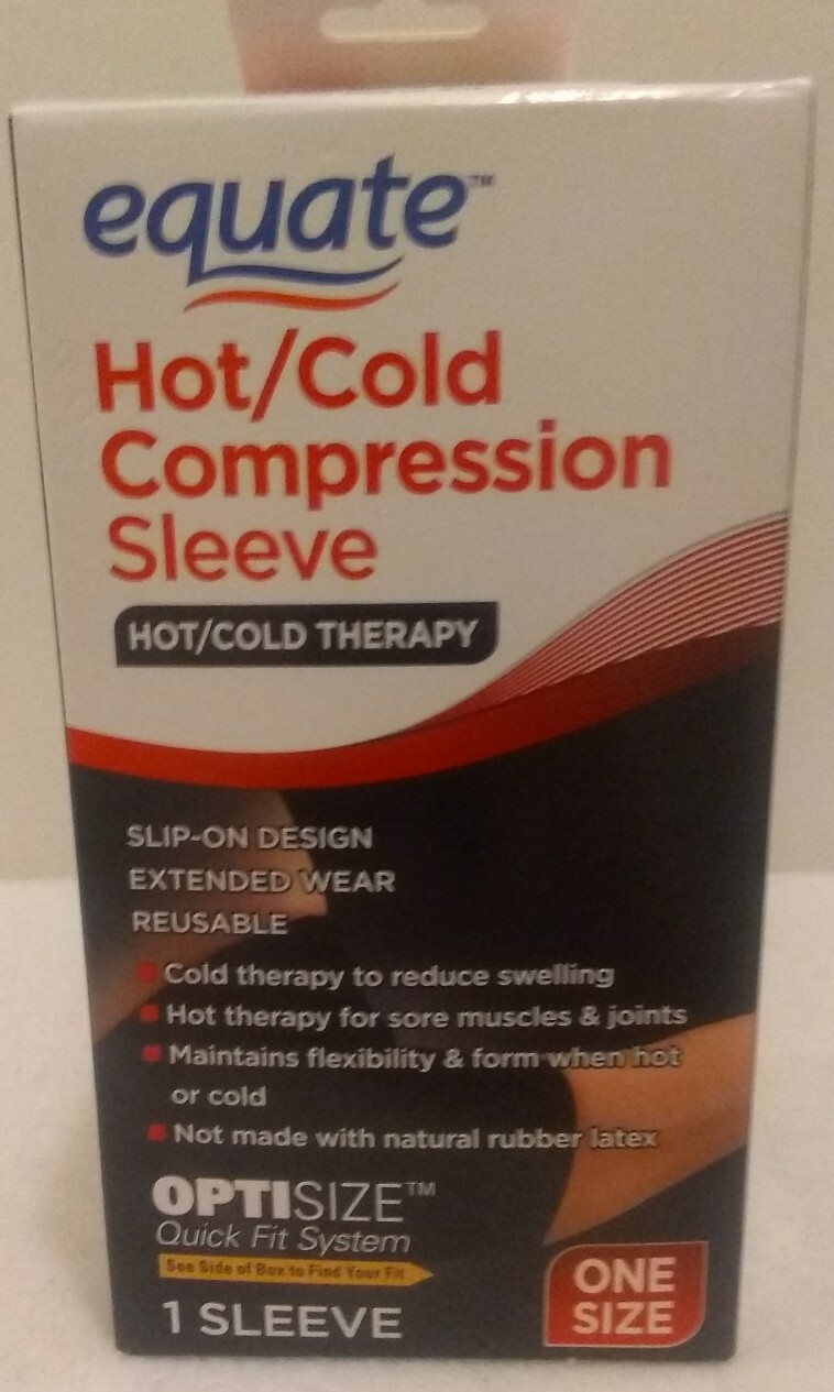 Hot/Cold Compression Sleeve Slip On for Knee/Elbow – One Size Fits All – New!