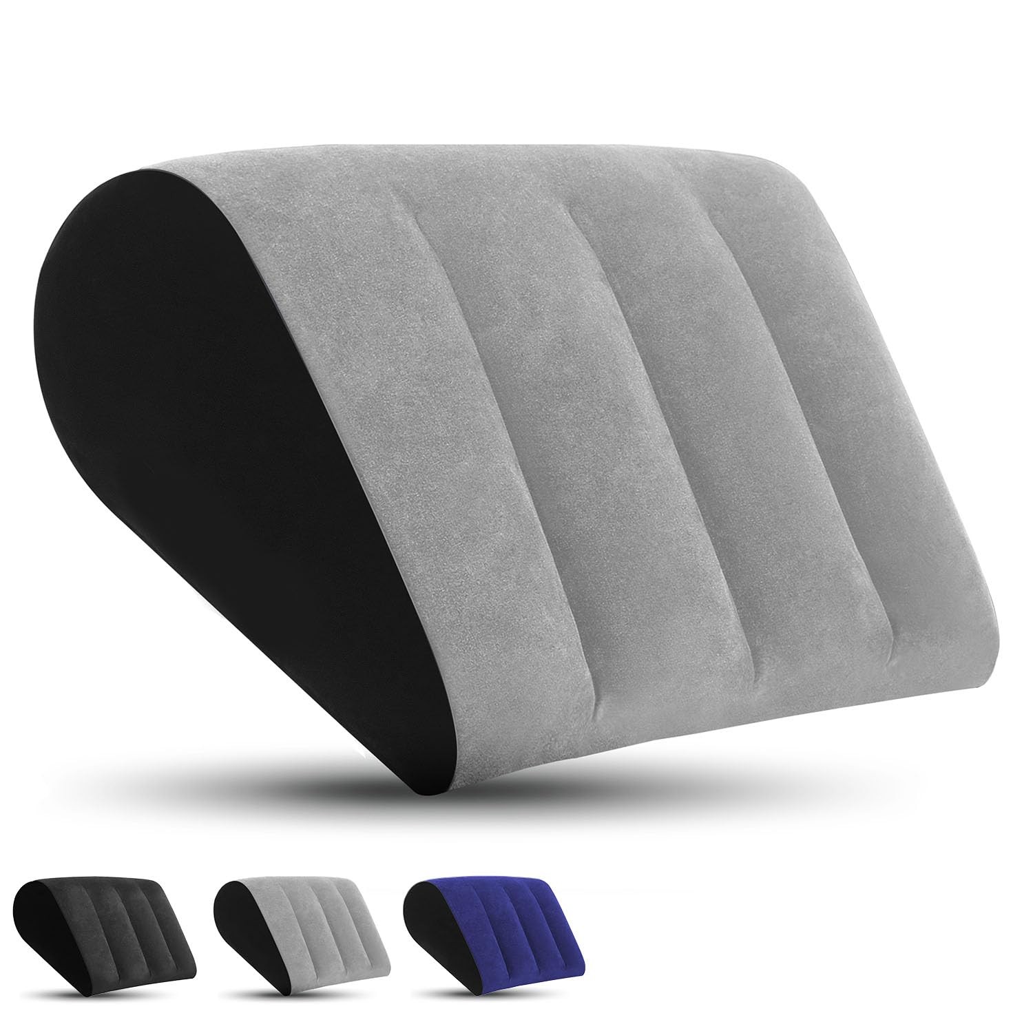 Prosixtoy Portable Wedge Pillow Inflatable Cushion – Body Positioners Grey