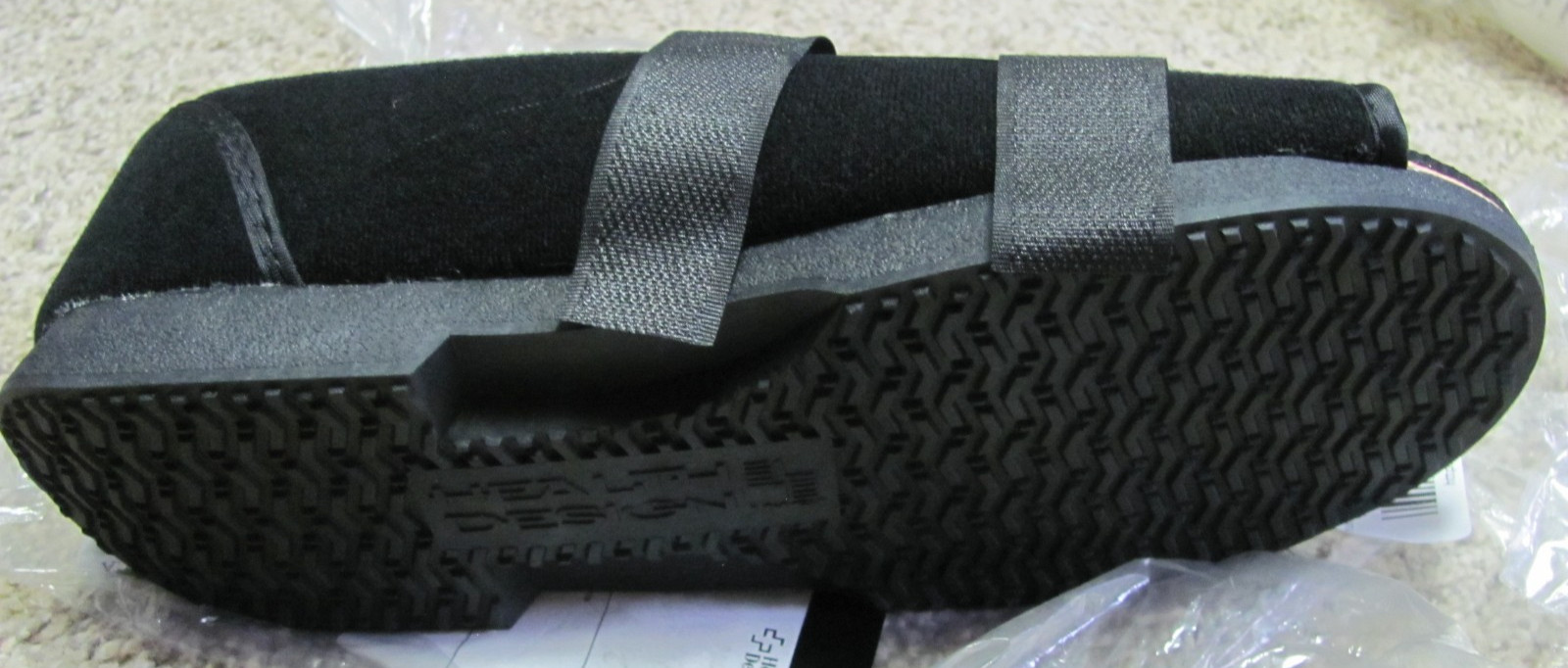 Health Design Soft Touch Post-Op Shoe – Men’s Small (New)