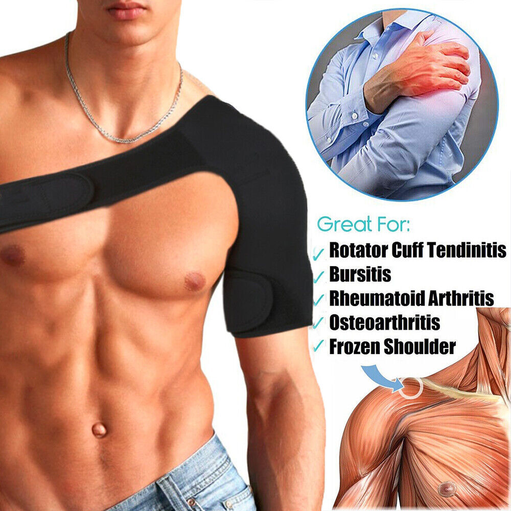 Shoulder Brace Support Compression Sleeve Torn Rotator Cuff Joint Pain Relief