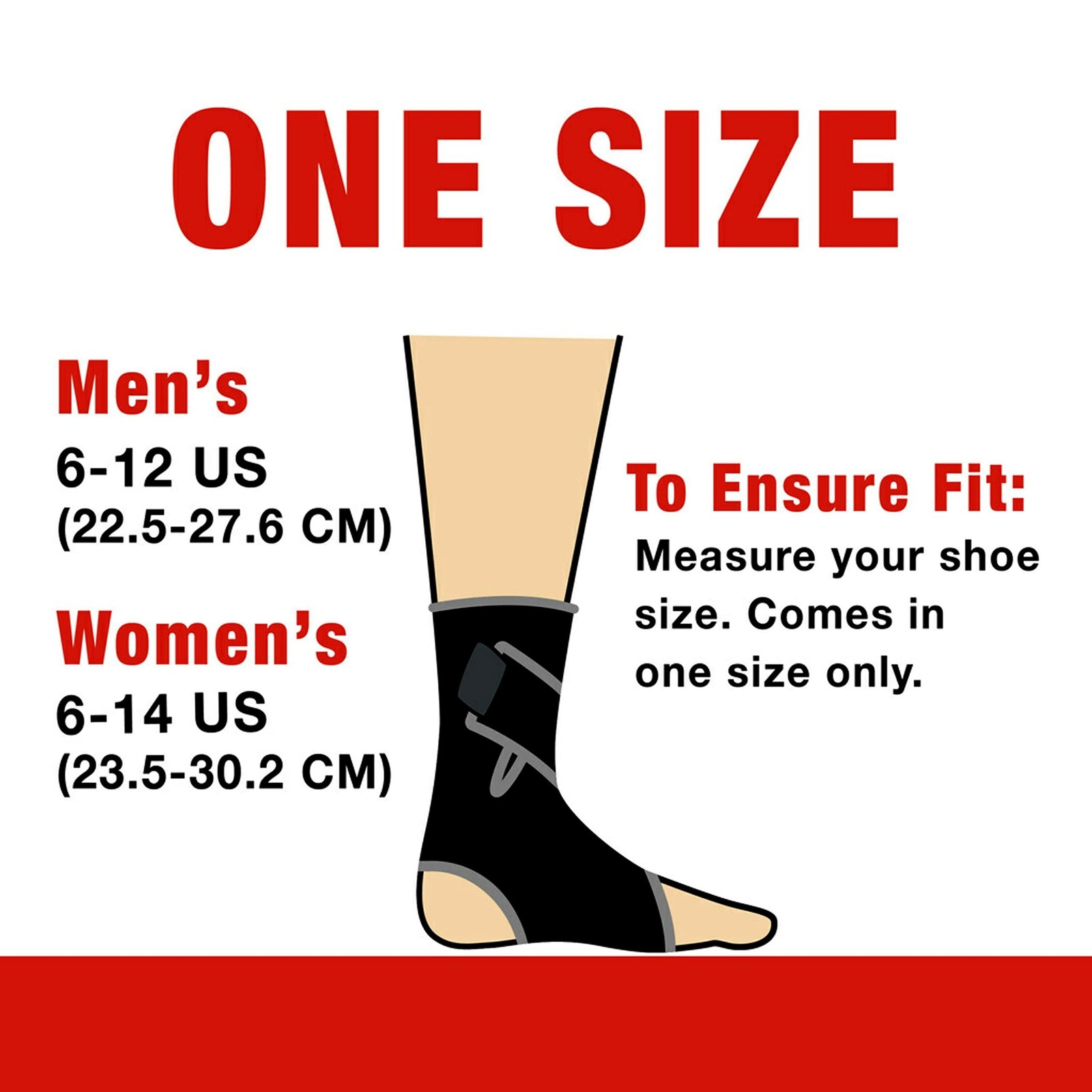 ACE Brand Adjustable Compression Ankle Support, Moderate Support for Weak, So…