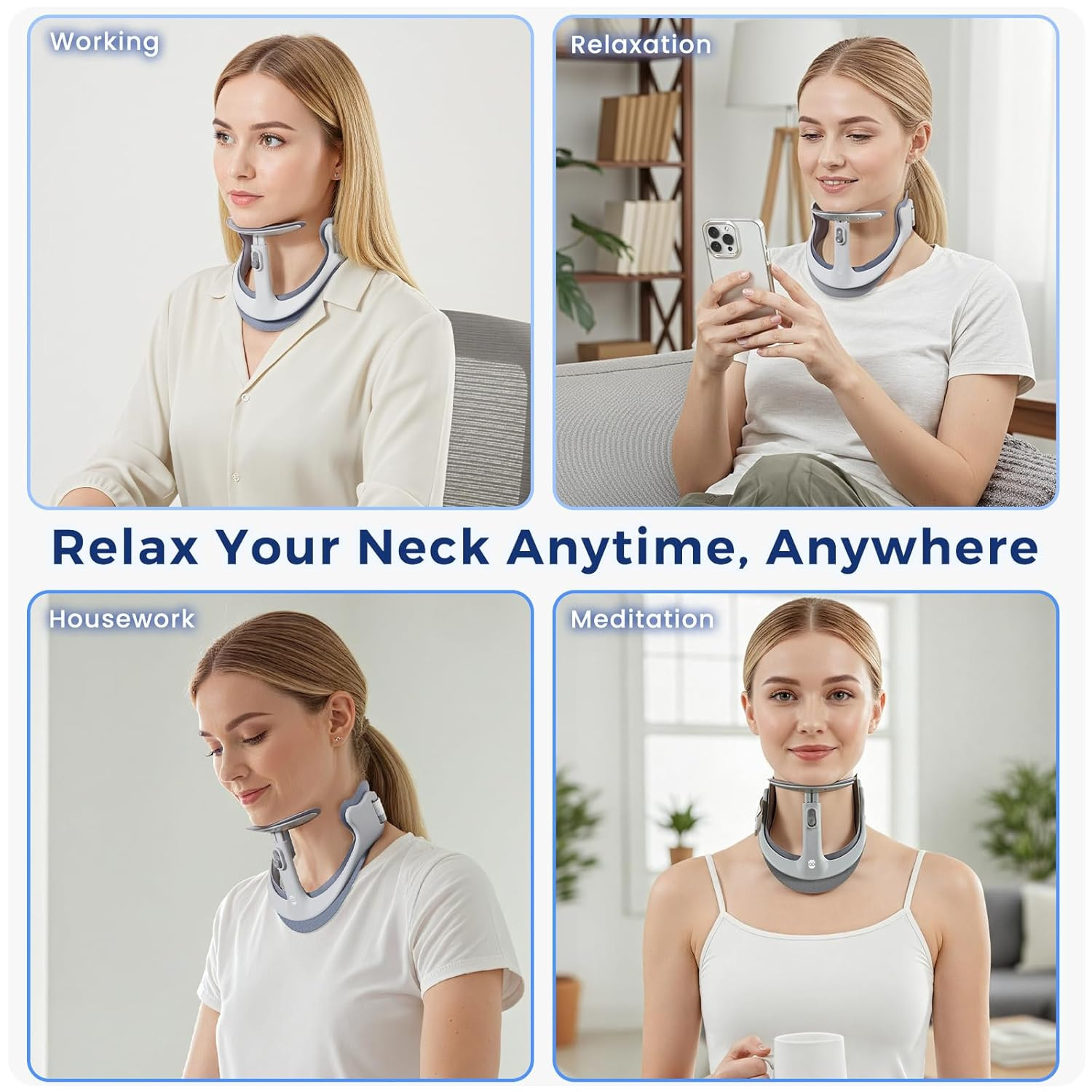 Neck Posture Corrector Adjustable Cervical Support Brace