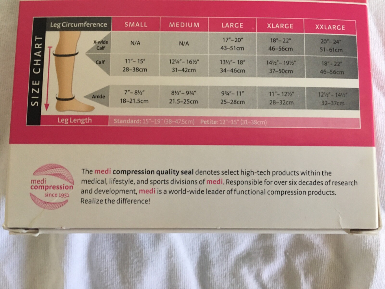 NEW Assure by Medi Women Calf High Closed Toe Beige Socks Small 20-30 mmHg 14401
