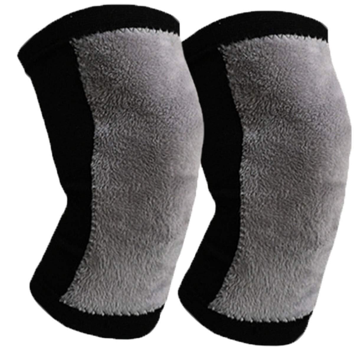 Winter Knee Warmers Wool Knee Brace Sleeve for Pain Relief 1 Pair Men/Women