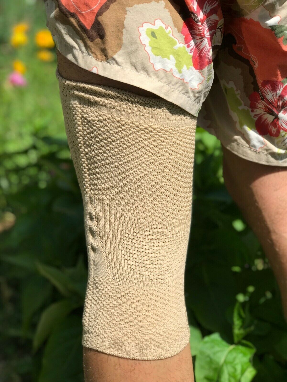 Bauerfeind GenuTrain Size 5 Knee Joint Brace Patella Support Bandage Sleeve ACL