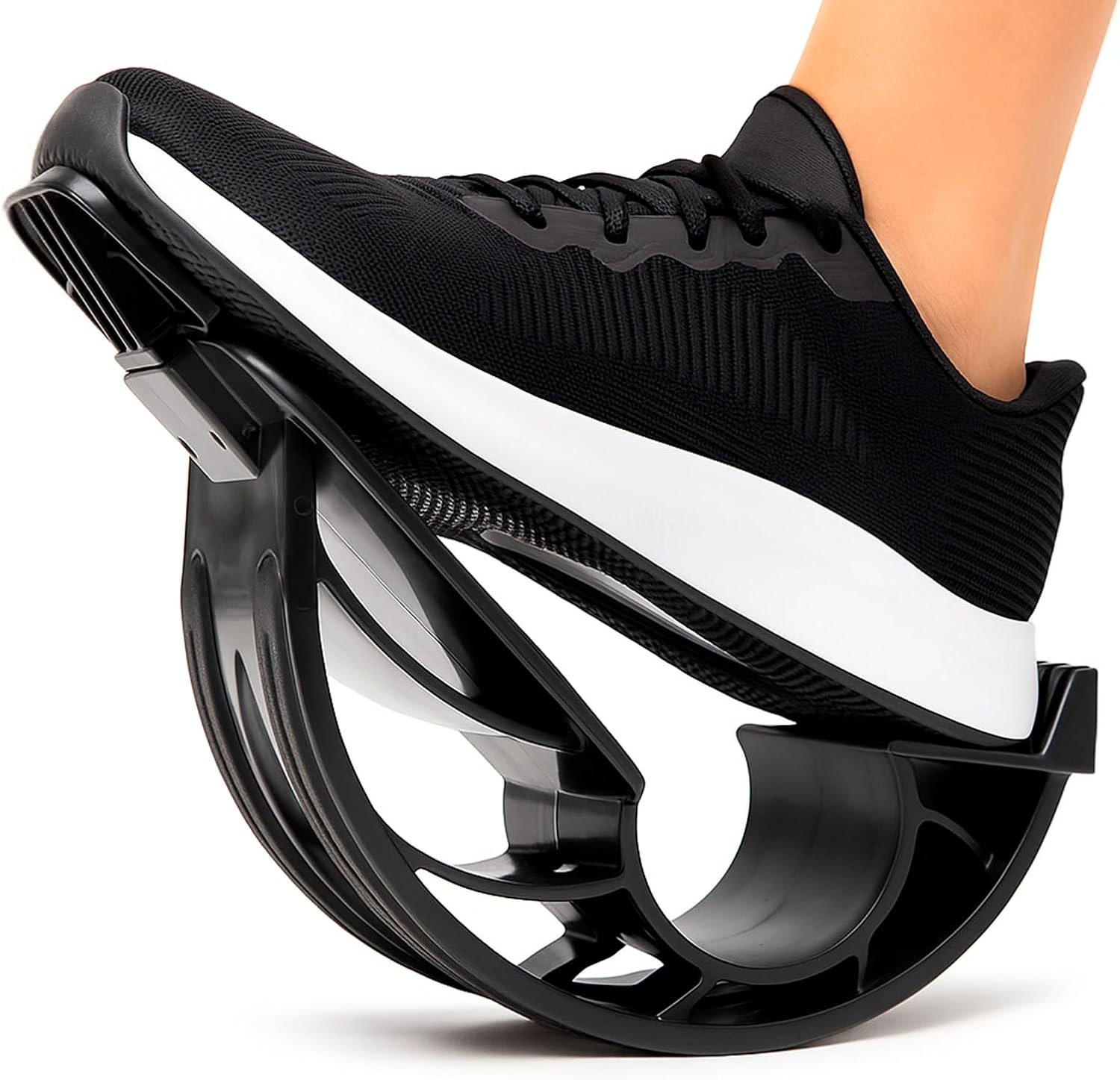 Vive Adjustable Calf Stretcher – Foot Rocker for Plantar One Size, Black