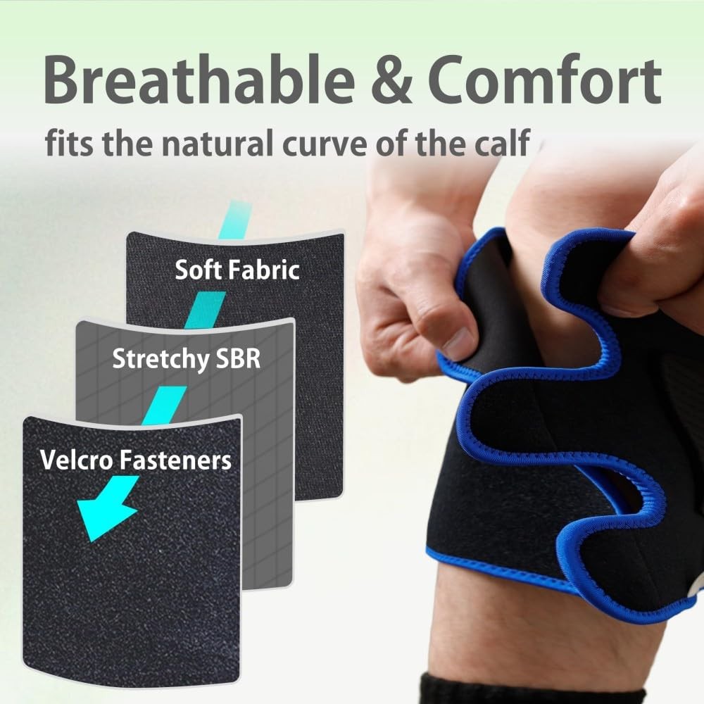 Plus Size Compression Calf Sleeves Men Women XXL/XXXL Extra Wide Elastic Band