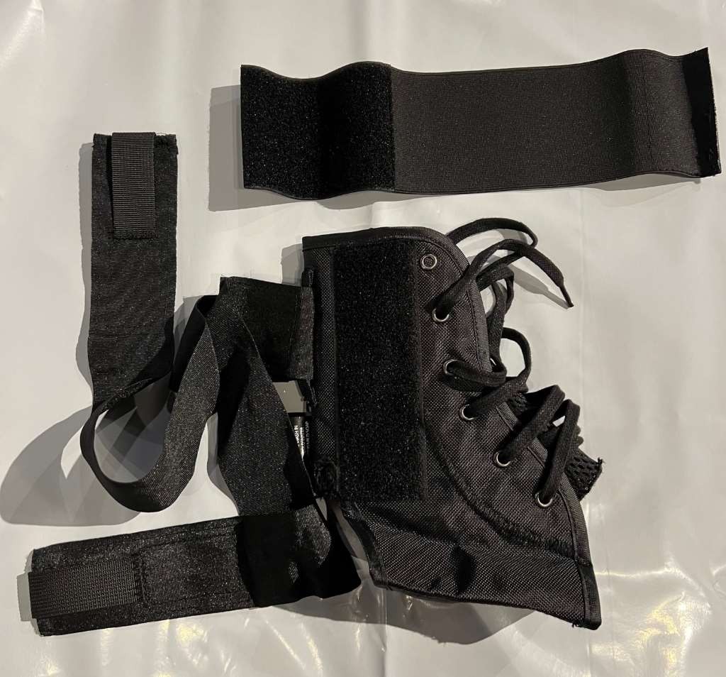 Ovation Medical Lace-Up Ankle Brace Figure 8 Straps X-Small