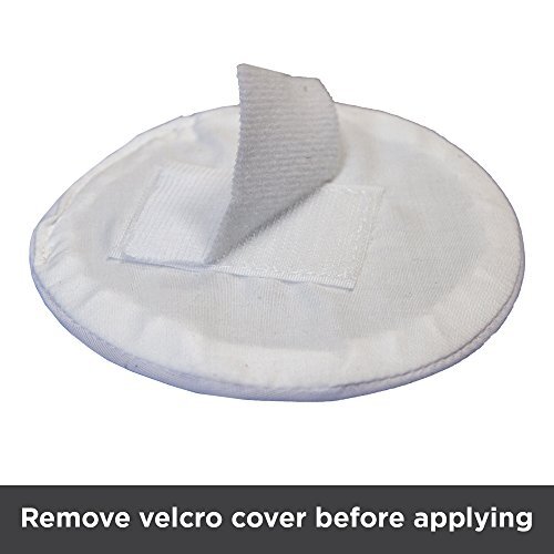 Hernia Belt Replacement Pad | Silicone Pad with Soft Fabric Cover Attaches to…