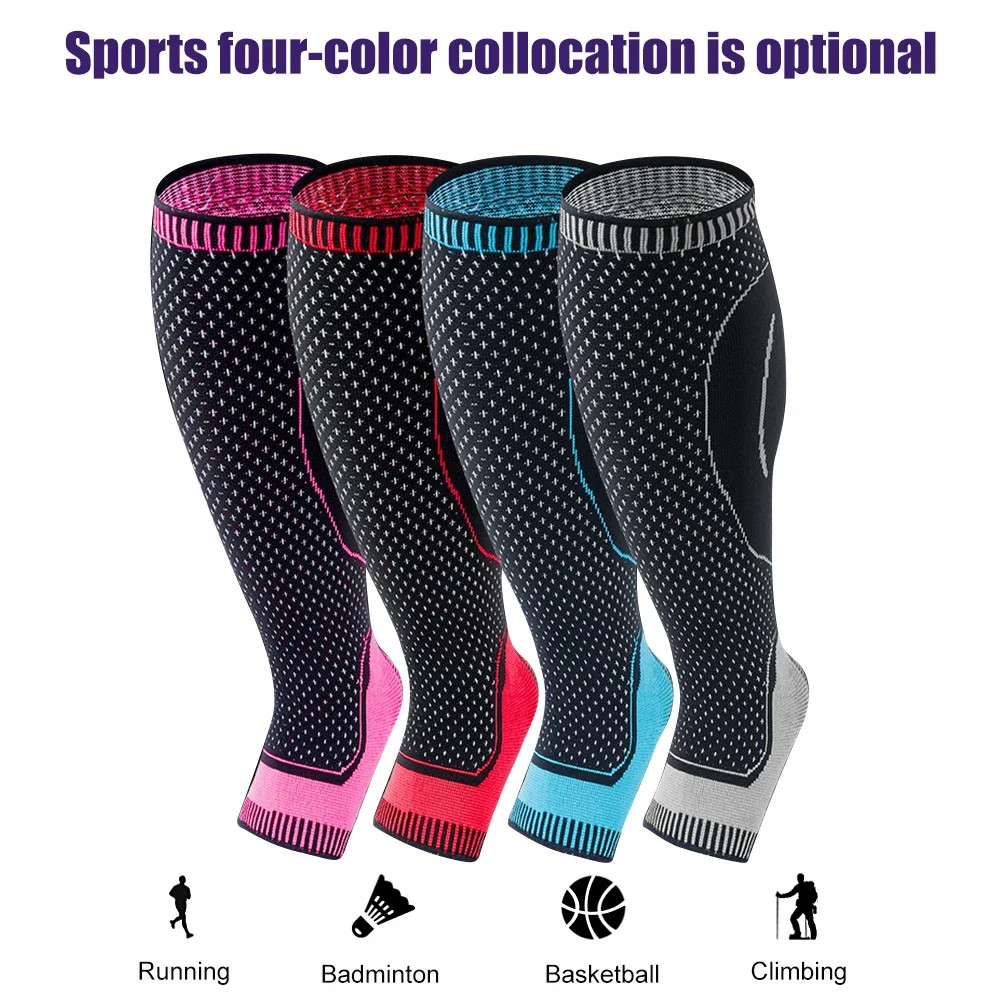 1Pcs Open Toe Compression Stockings Compression Socks for Men Women, for Running